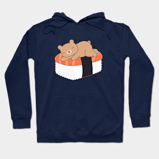 Kawaii Brown Bear Sushi T-Shirt Hoodie